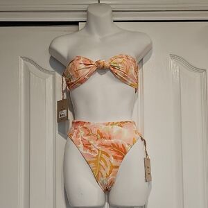 Stone Fox Bikini Sz XS In Hot Troppix NWT